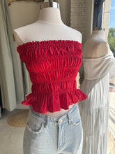 Load image into Gallery viewer, The Cherry Tube Top
