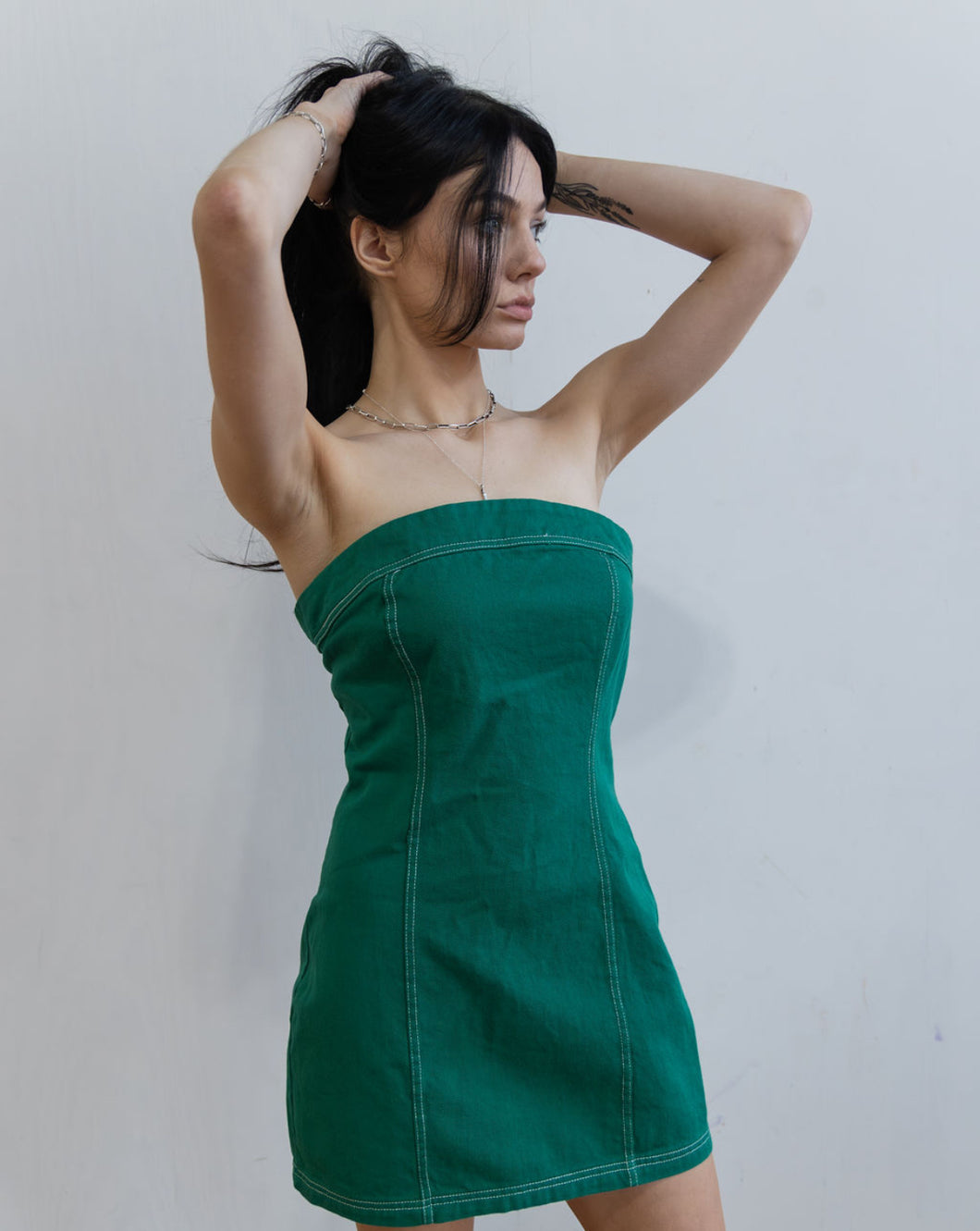 The Green Mini Dress