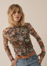 Load image into Gallery viewer, Floral Mesh Long sleeve
