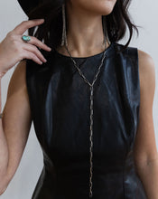 Load image into Gallery viewer, Paperclip Lariat Necklace
