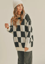 Load image into Gallery viewer, Oversized Checker Sweater
