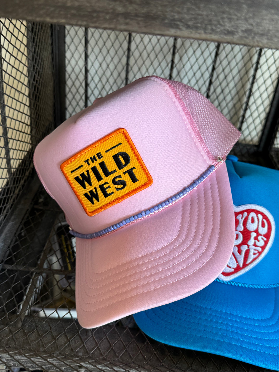 Pink wild west trucker